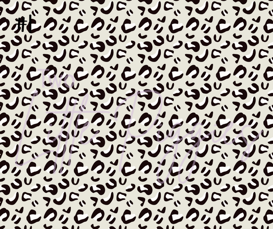 Printed Vinyl - Blush Safari