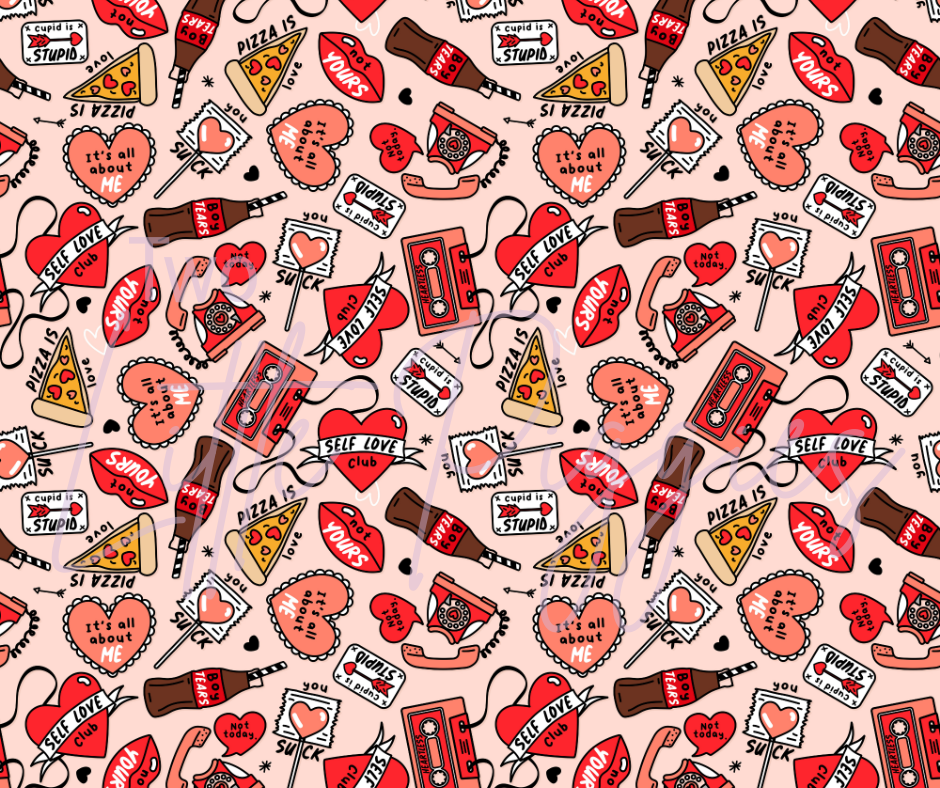 Printed Vinyl - Valentine - I Love Me