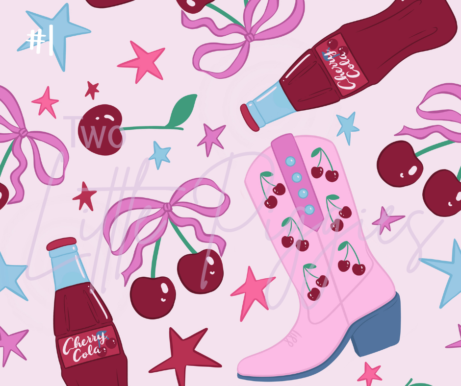 Printed Vinyl - Cherry Cola 1