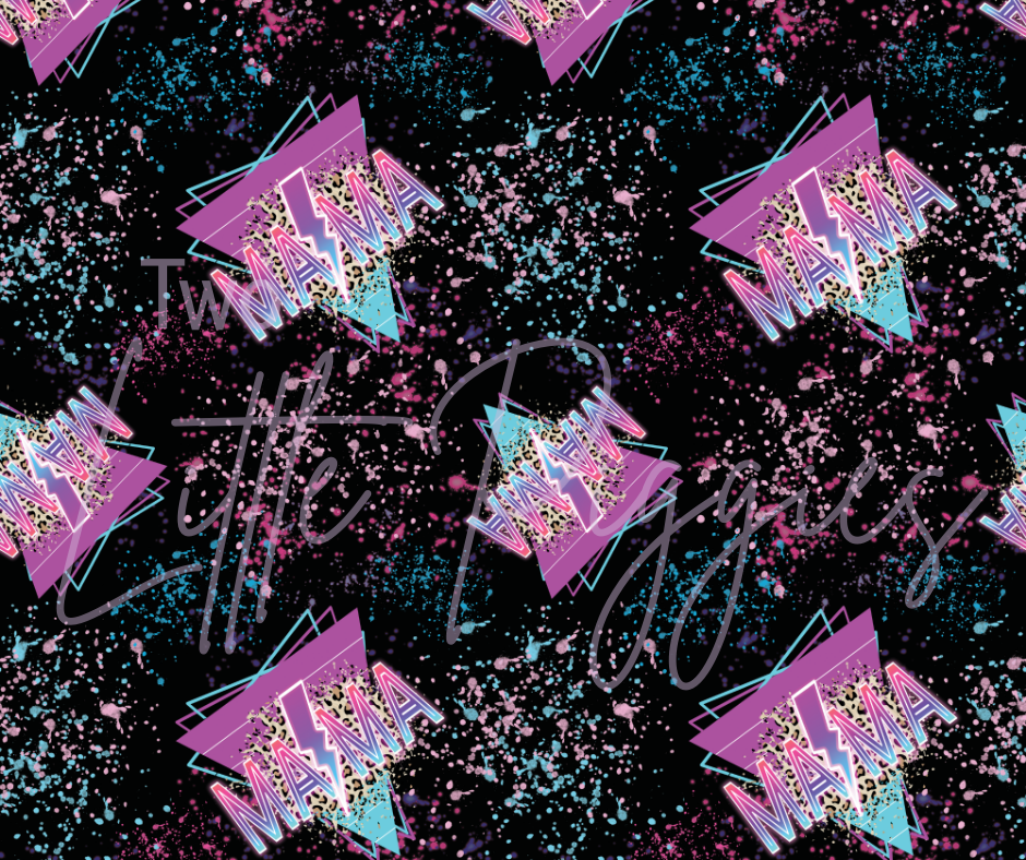 Printed Vinyl - Mama Rock N Roll