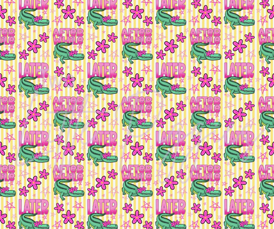 Printed Vinyl - Later Gator