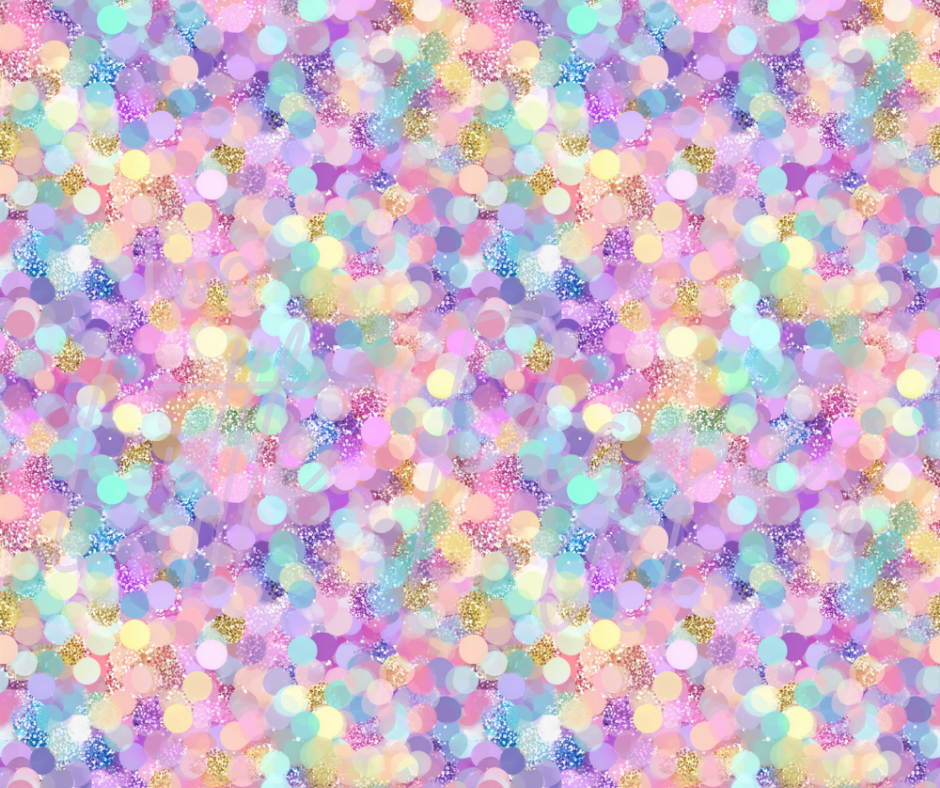 Printed Vinyl - Pastel Confetti