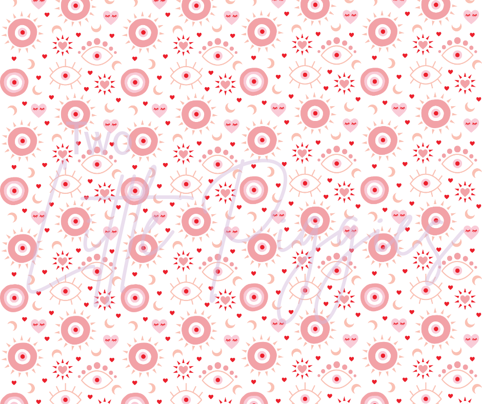 Printed Vinyl - Valentine - Evil Eye