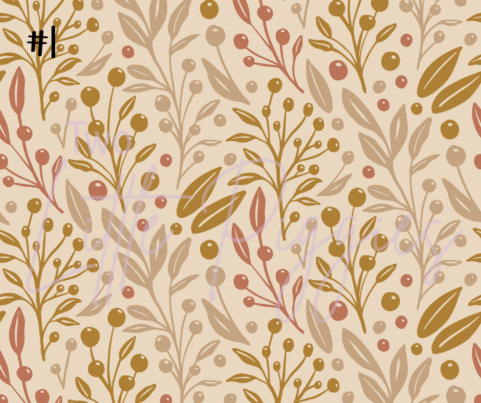 Printed Vinyl - Rustic Garden