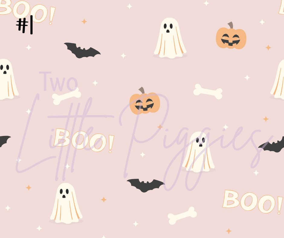 Printed Vinyl - Halloween - Happy Halloween