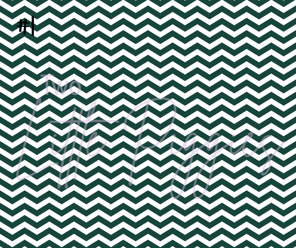 Printed Vinyl - Football - Green and White