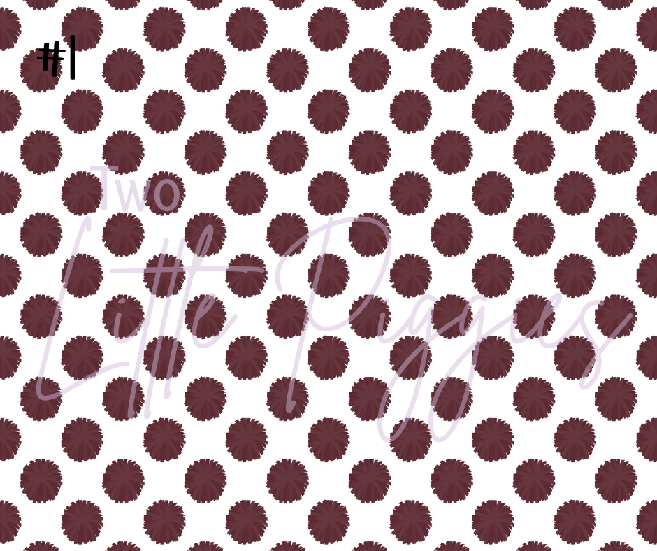 Printed Vinyl - Cheer - Maroon and Gold