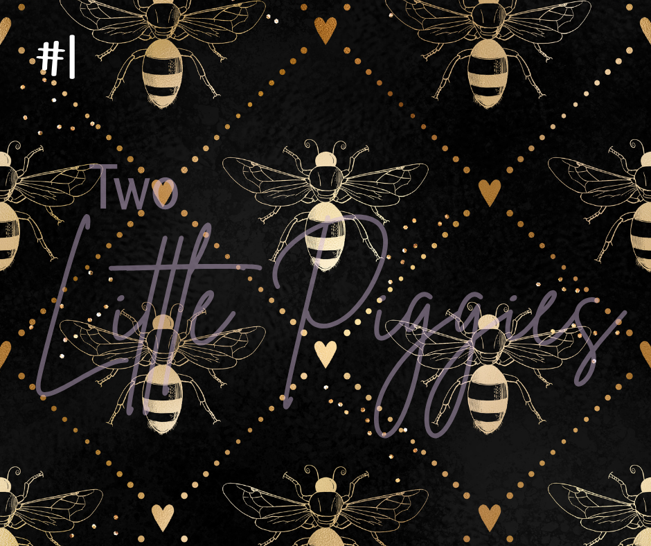 Printed Vinyl - Bumbling Bees