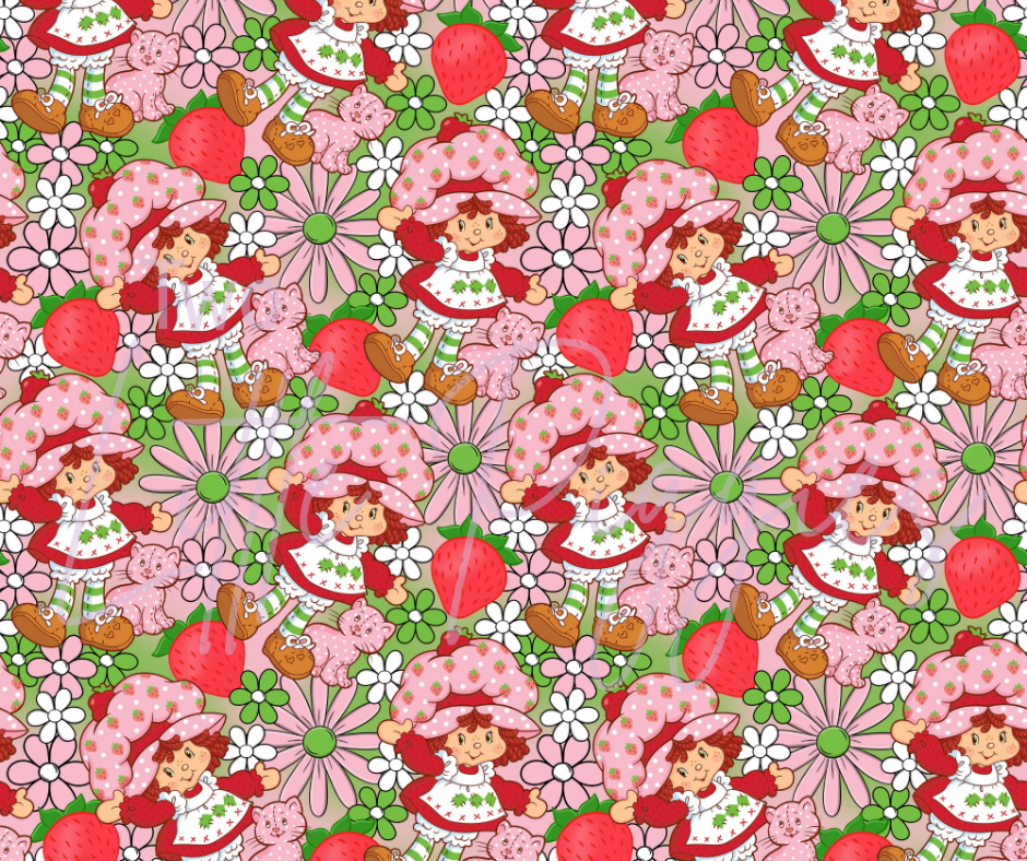 Printed Vinyl - Strawberry SC