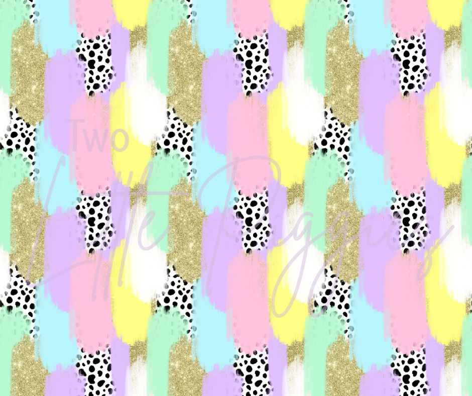 Printed Vinyl - Brushstroke - Easter