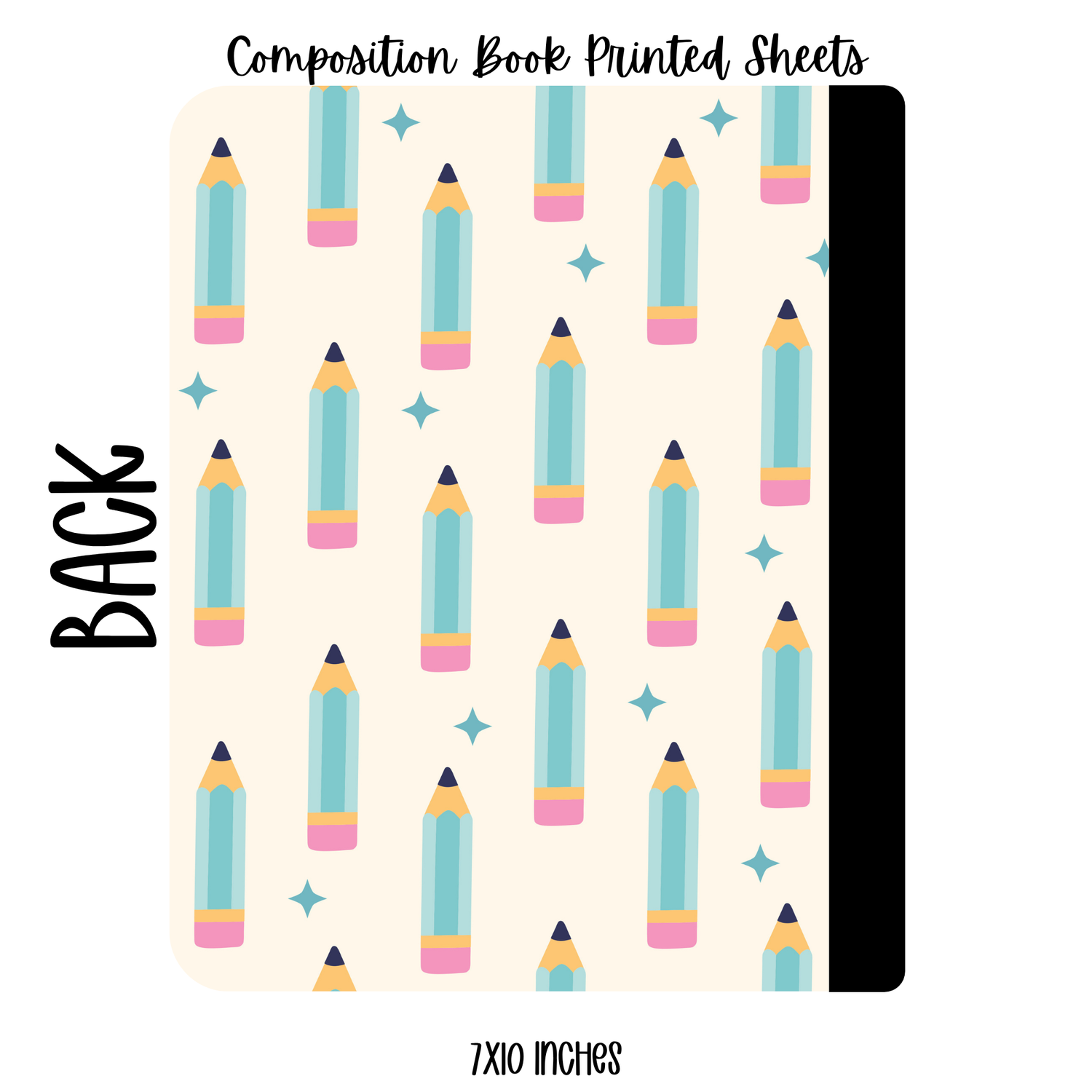 Composition Notebook Printed Vinyl Cover