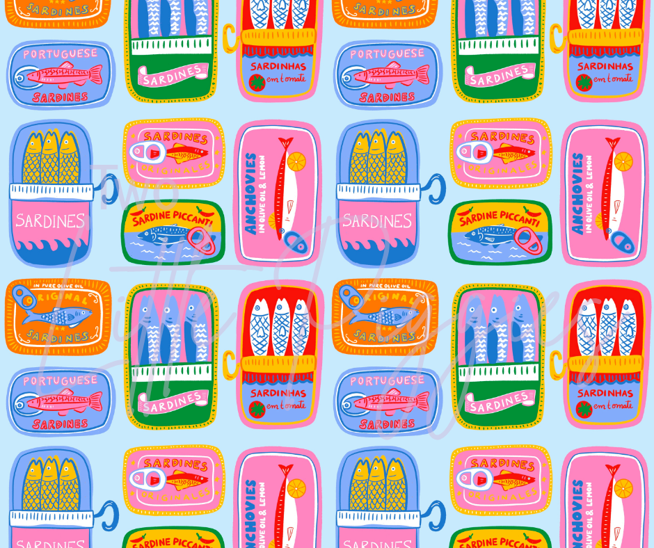 Printed Vinyl - All in this Together Sardines