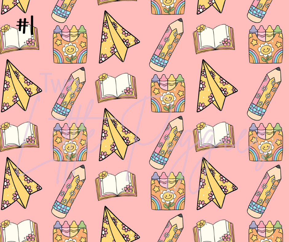 Printed Vinyl - Sassy Society - Back to School