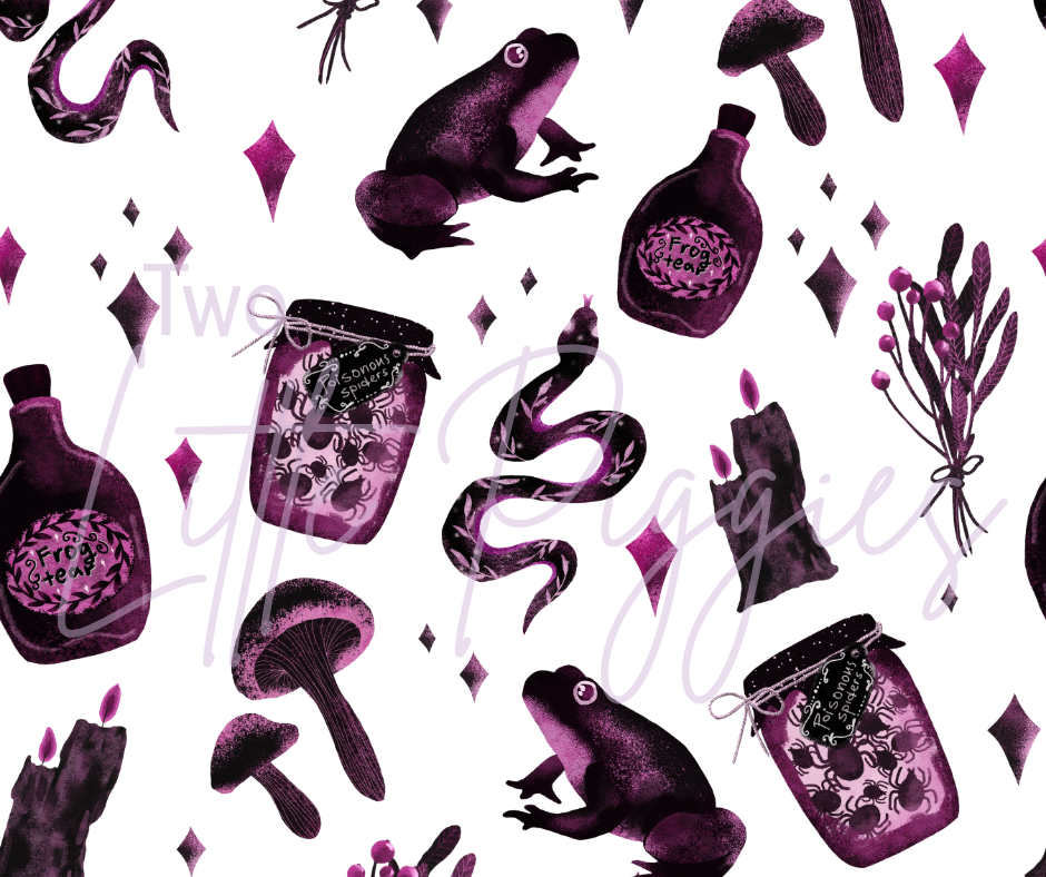 Printed Vinyl - Halloween - Witches Brew