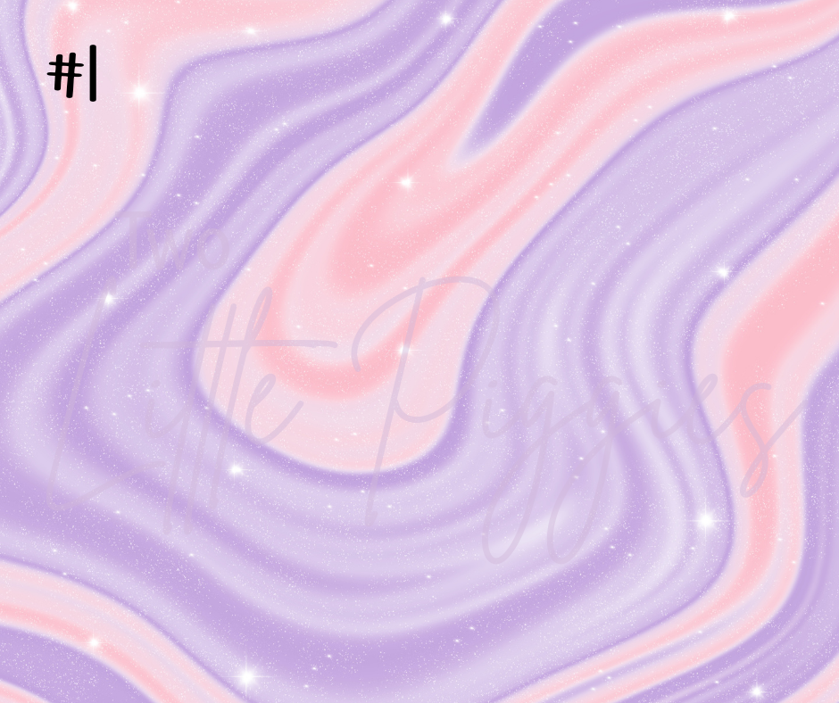 Printed Vinyl - Pastel Ink Spill