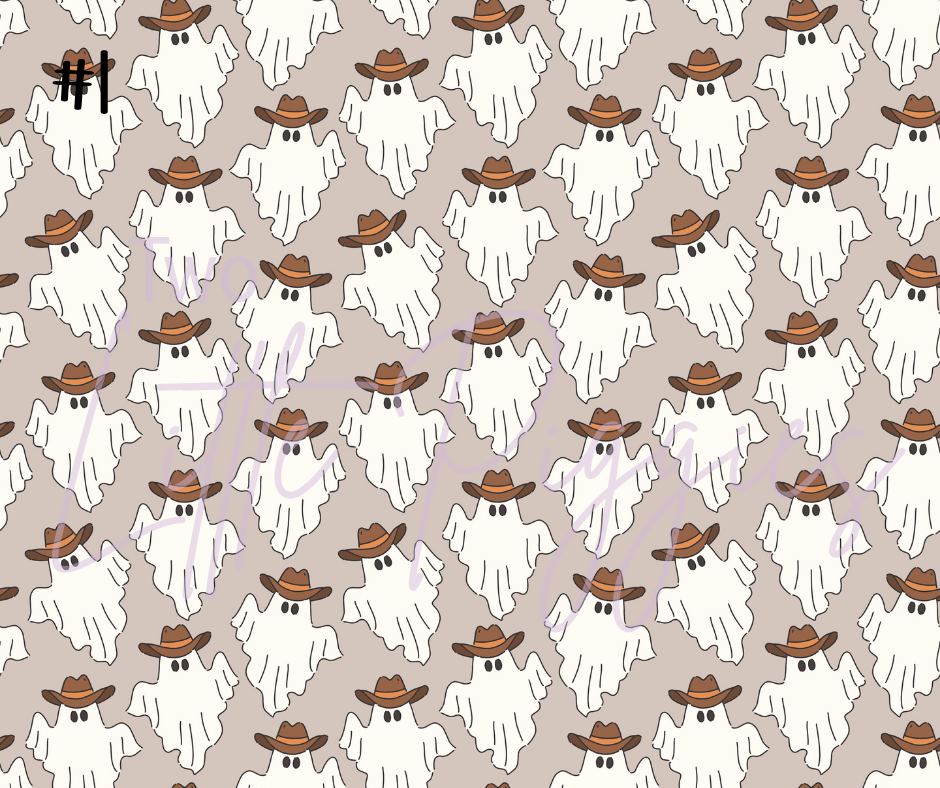 Printed Vinyl - Halloween - Hey Boo