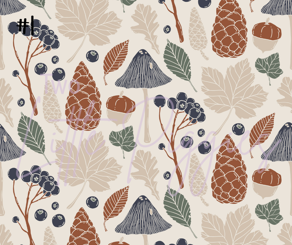Printed Vinyl - Rustic Fern