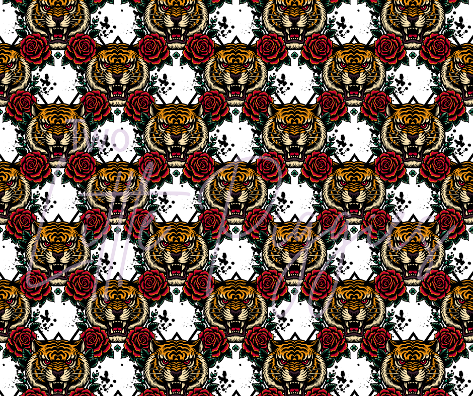 Printed Vinyl - Tiger Bloom