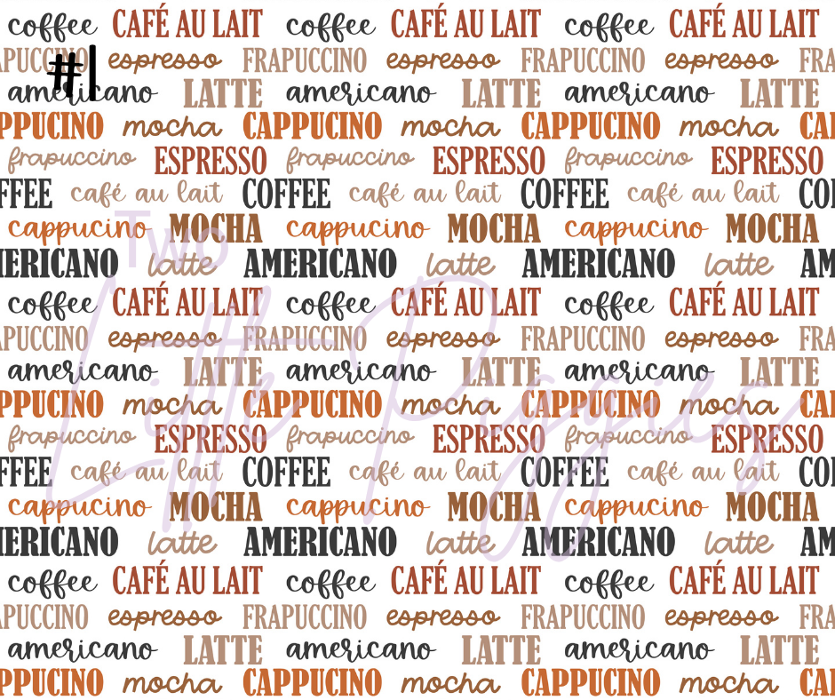 Printed Vinyl - But First Coffee