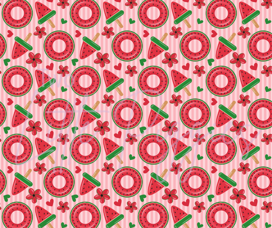 Printed Vinyl - Watermelon Pops