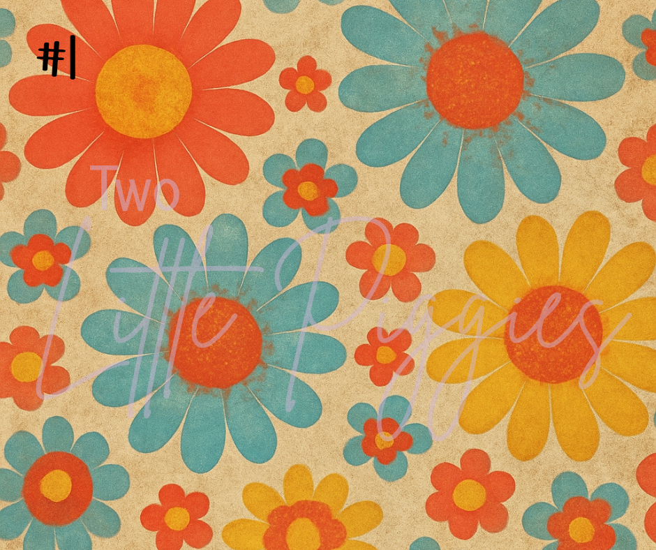 Printed Vinyl - Mid Century