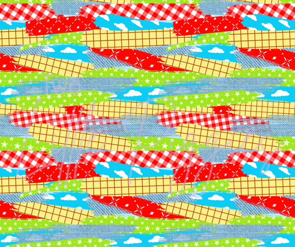 Printed Vinyl - Brushstroke - Toy Story