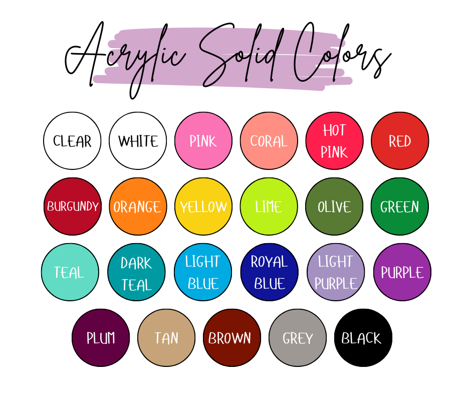 Acrylic Blank - Coquette Bow Dangle Earring (3 Sets)