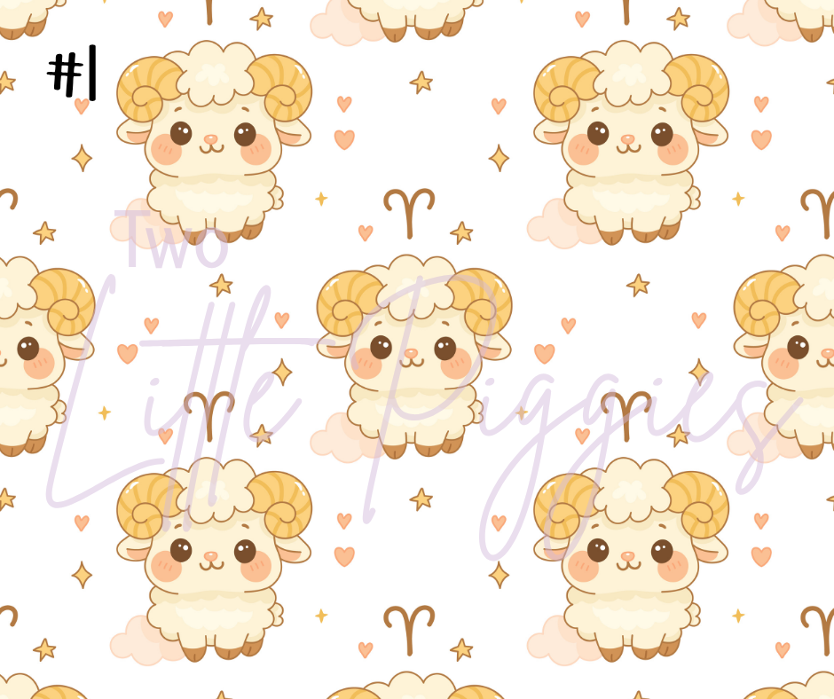 Printed Vinyl - Baby Zodiac