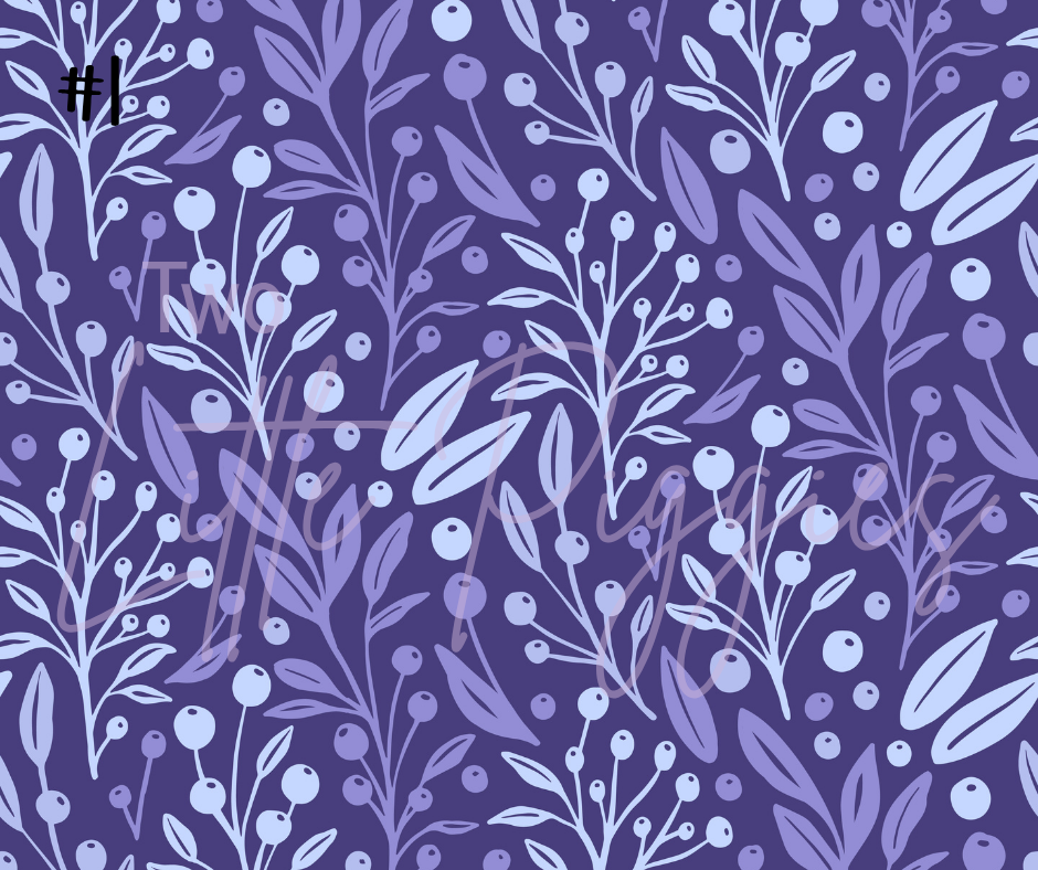 Printed Vinyl - Wisteria