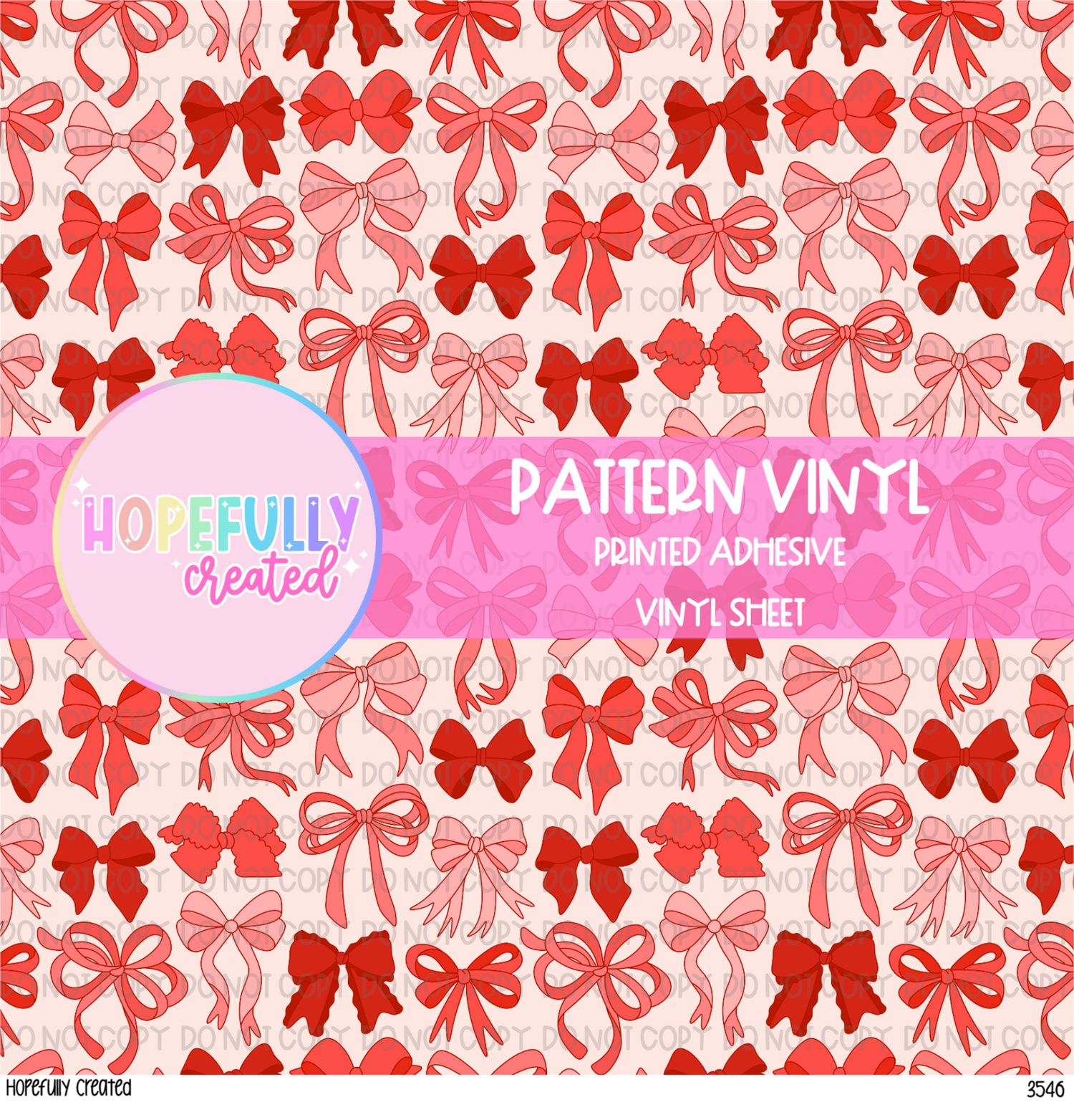 Bows Vinyl Collection - 3546