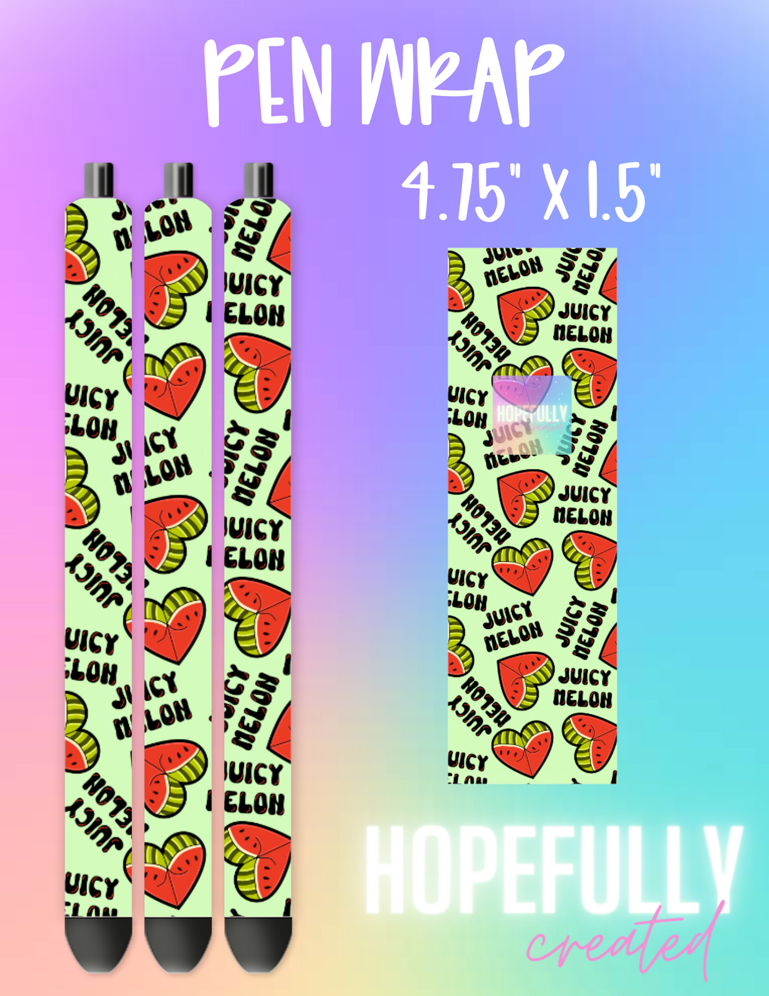 Juicy melon Pen Wrap-1084