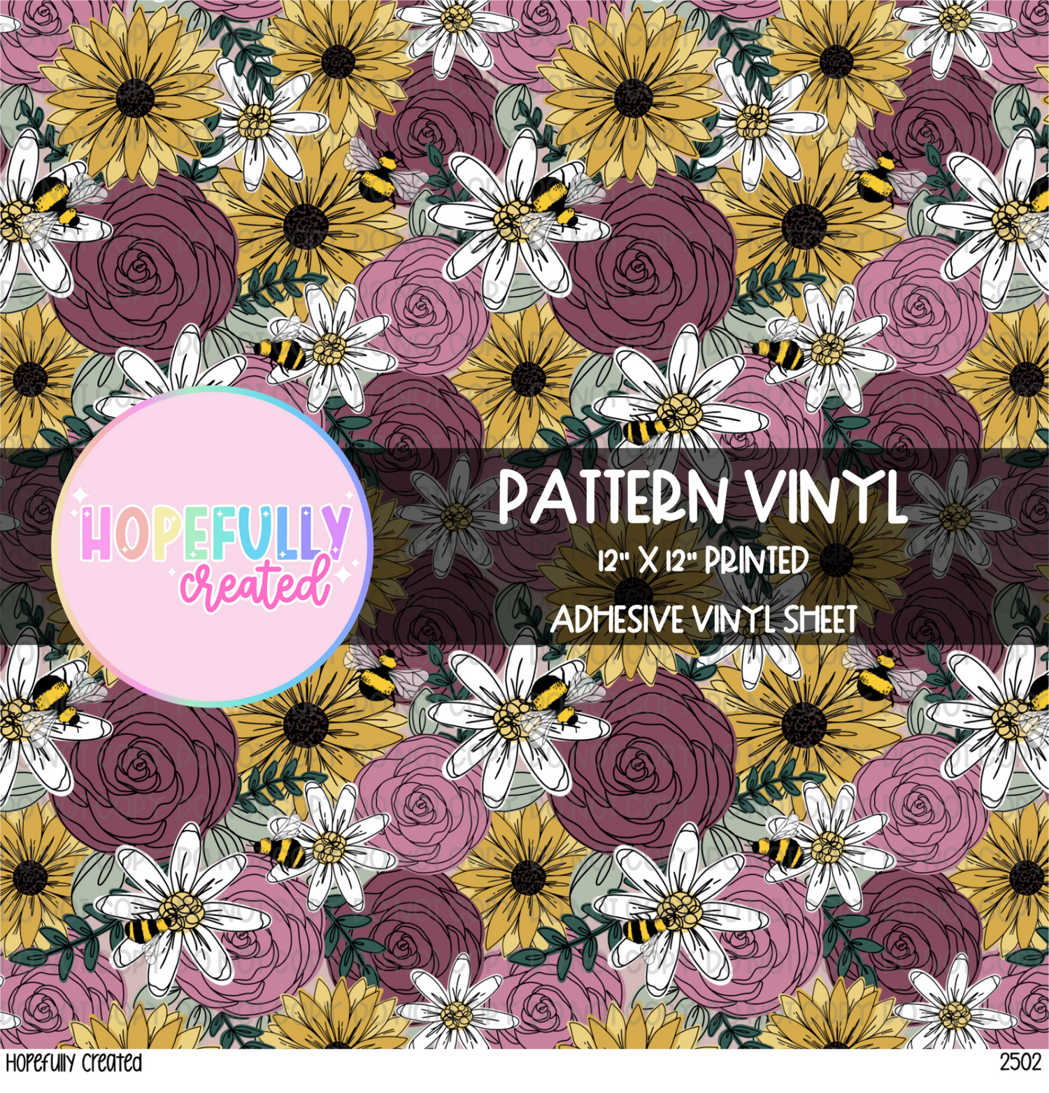 Floral Vinyl Collection- 2502