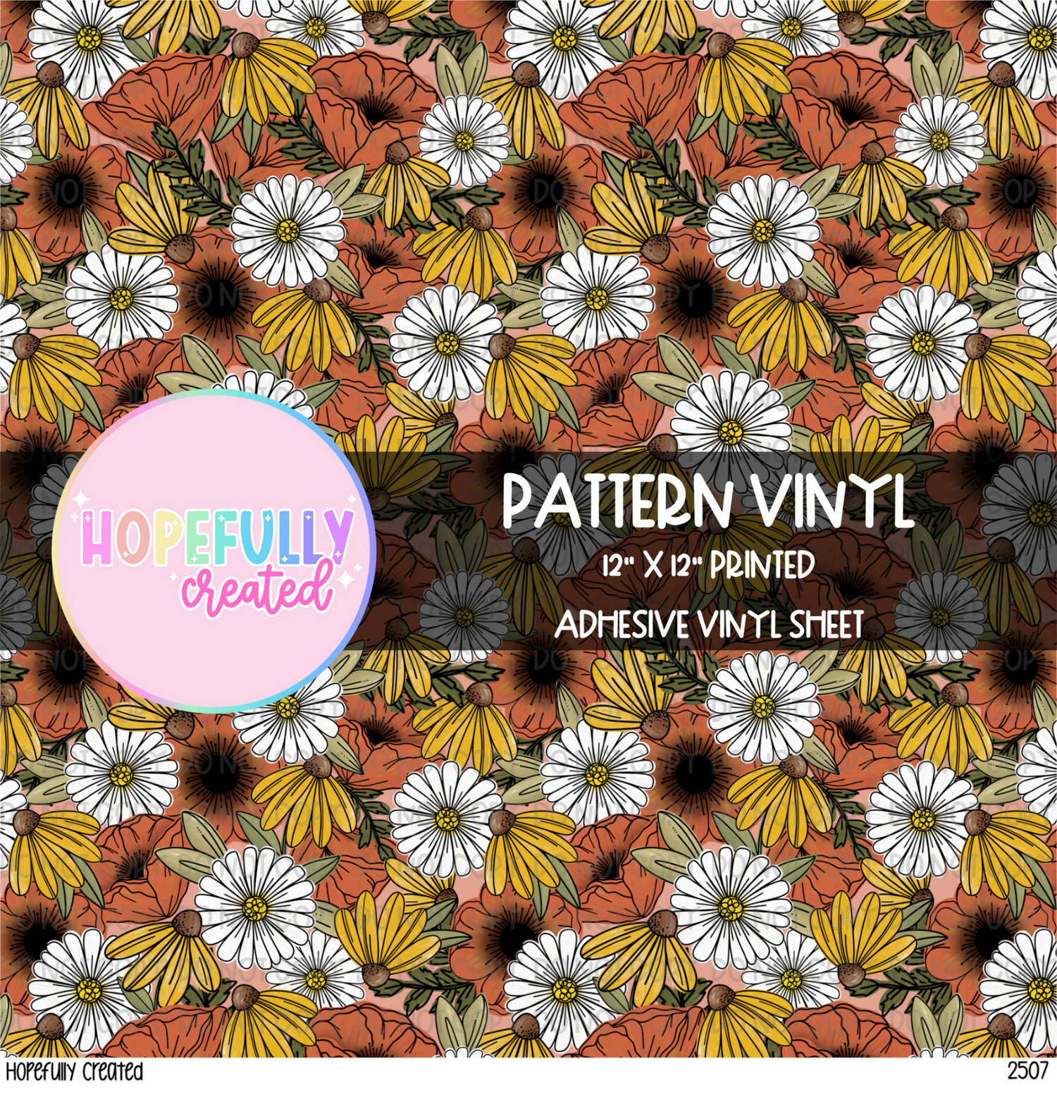Floral Vinyl Collection- 2507