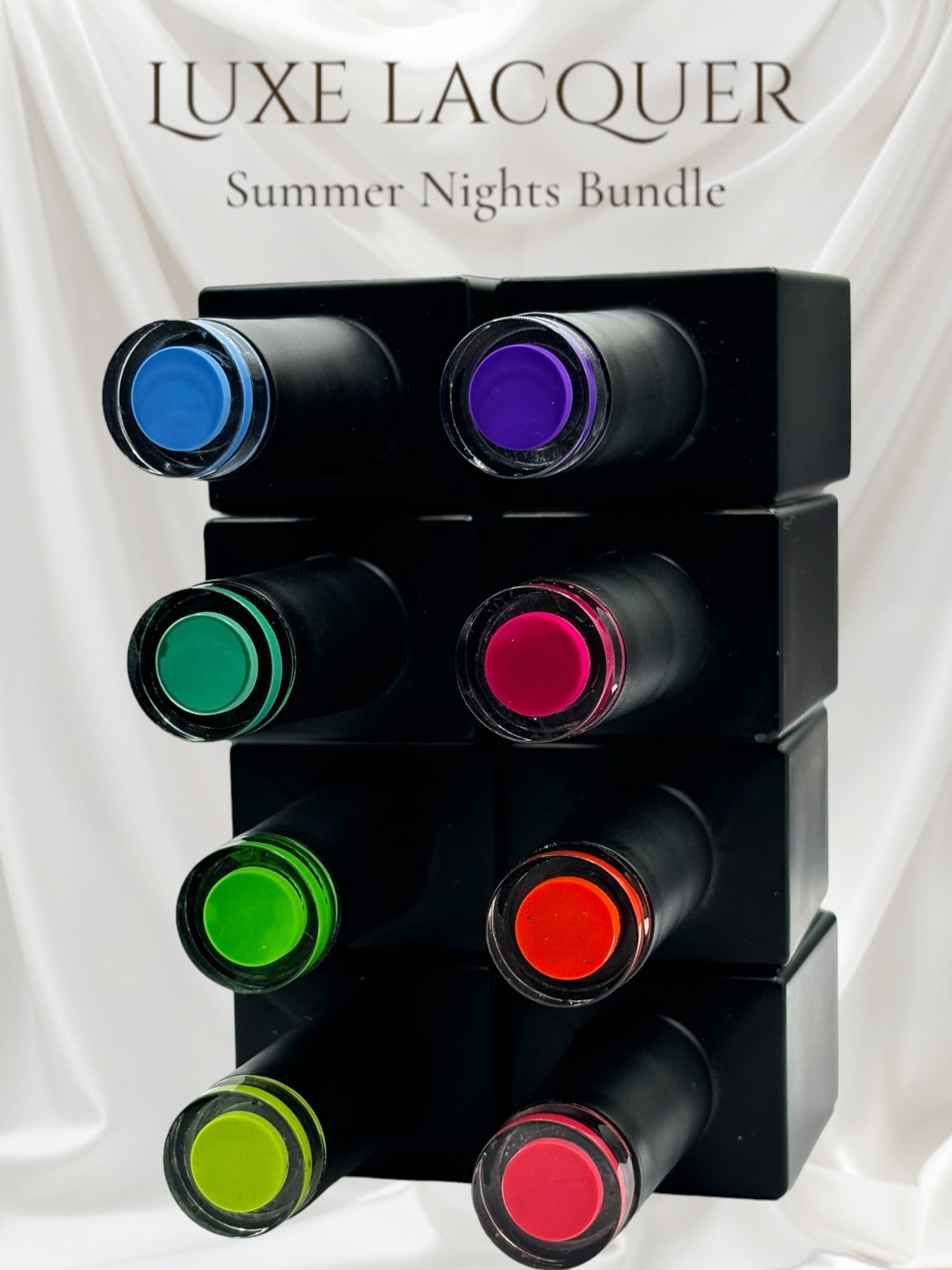 SUMMER NIGHTS LUXE LACQUER UV GEL POLISH BUNDLE