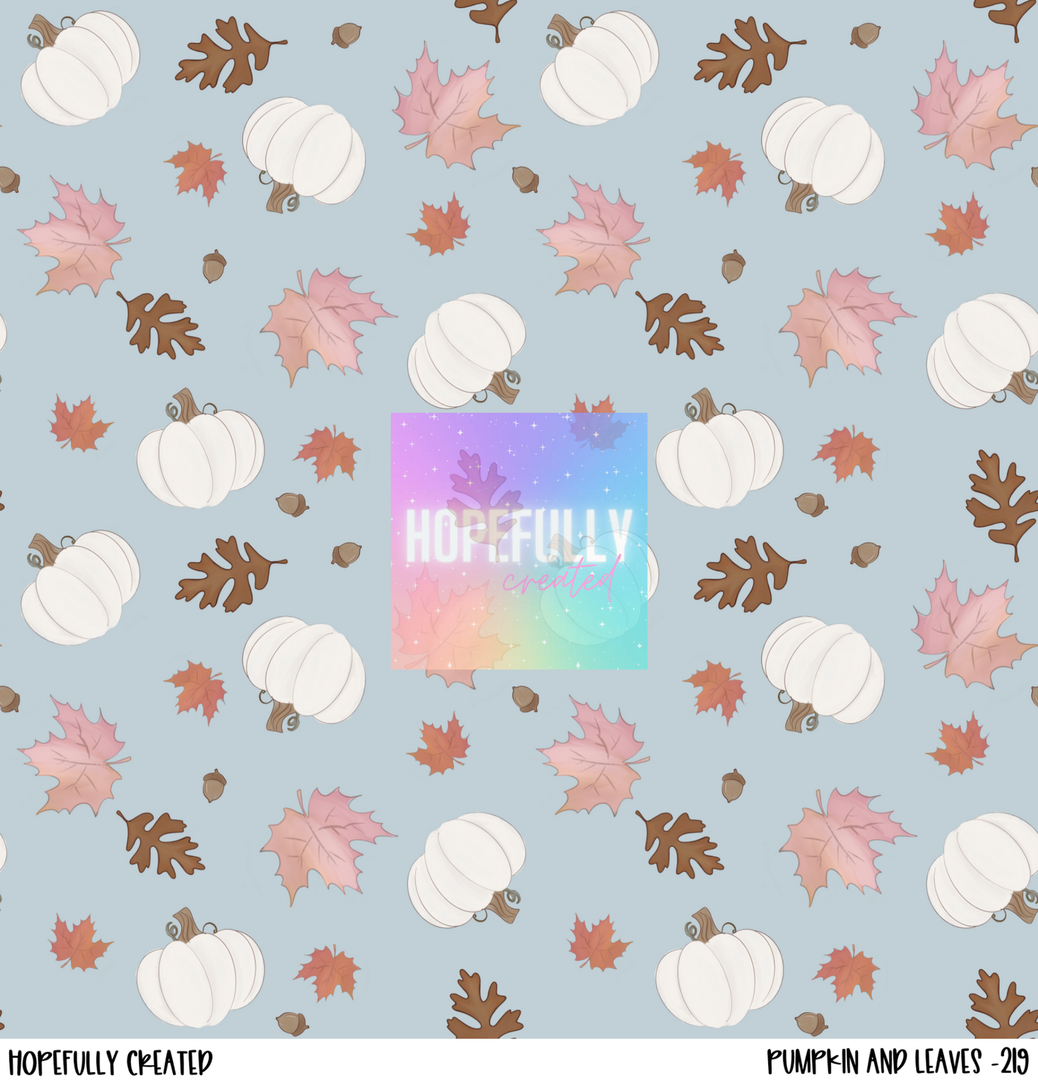 Pumpkin and Leaves Vinyl Collection - 219