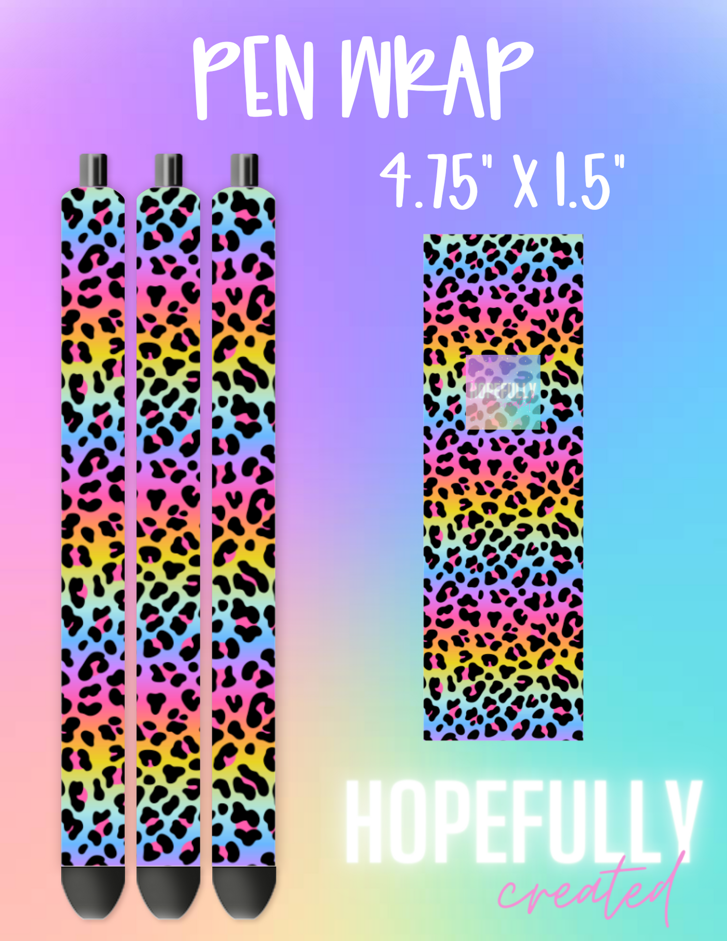 Leopard Pen Wrap-1100