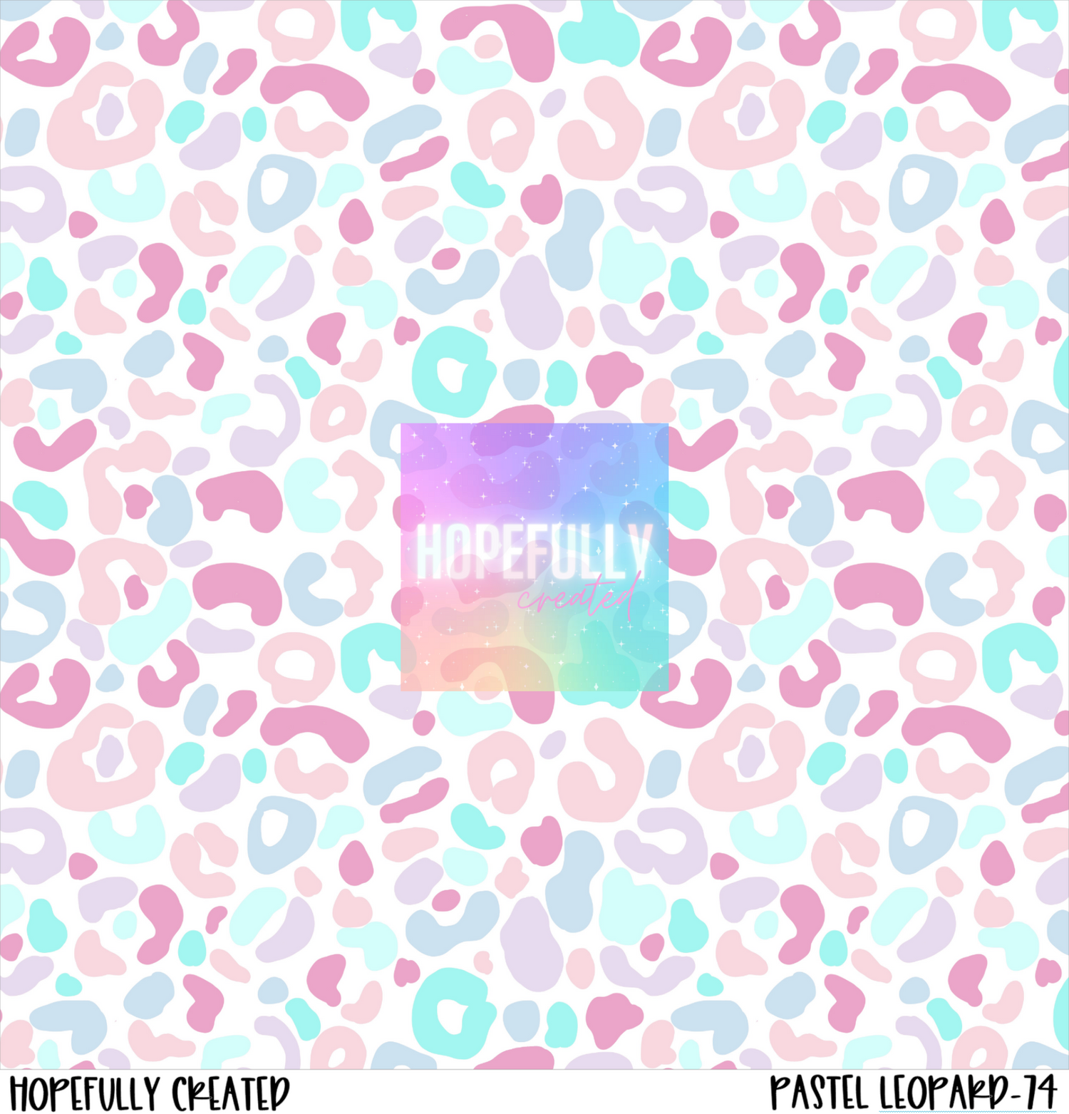 Pastel Leopard Vinyl Collection- 74