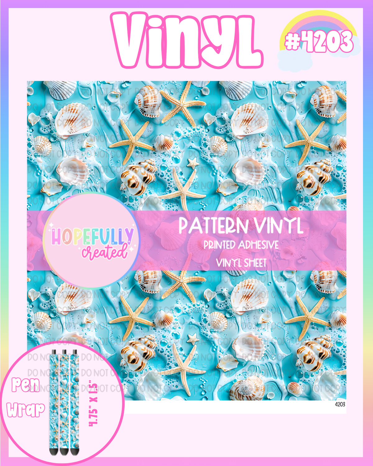 Seashells Vinyl Collection - 4203