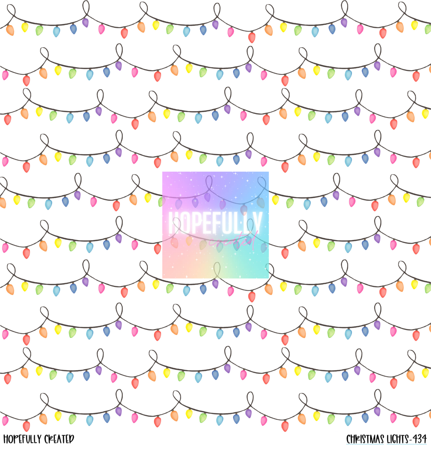 Christmas Lights Vinyl Collection- 434