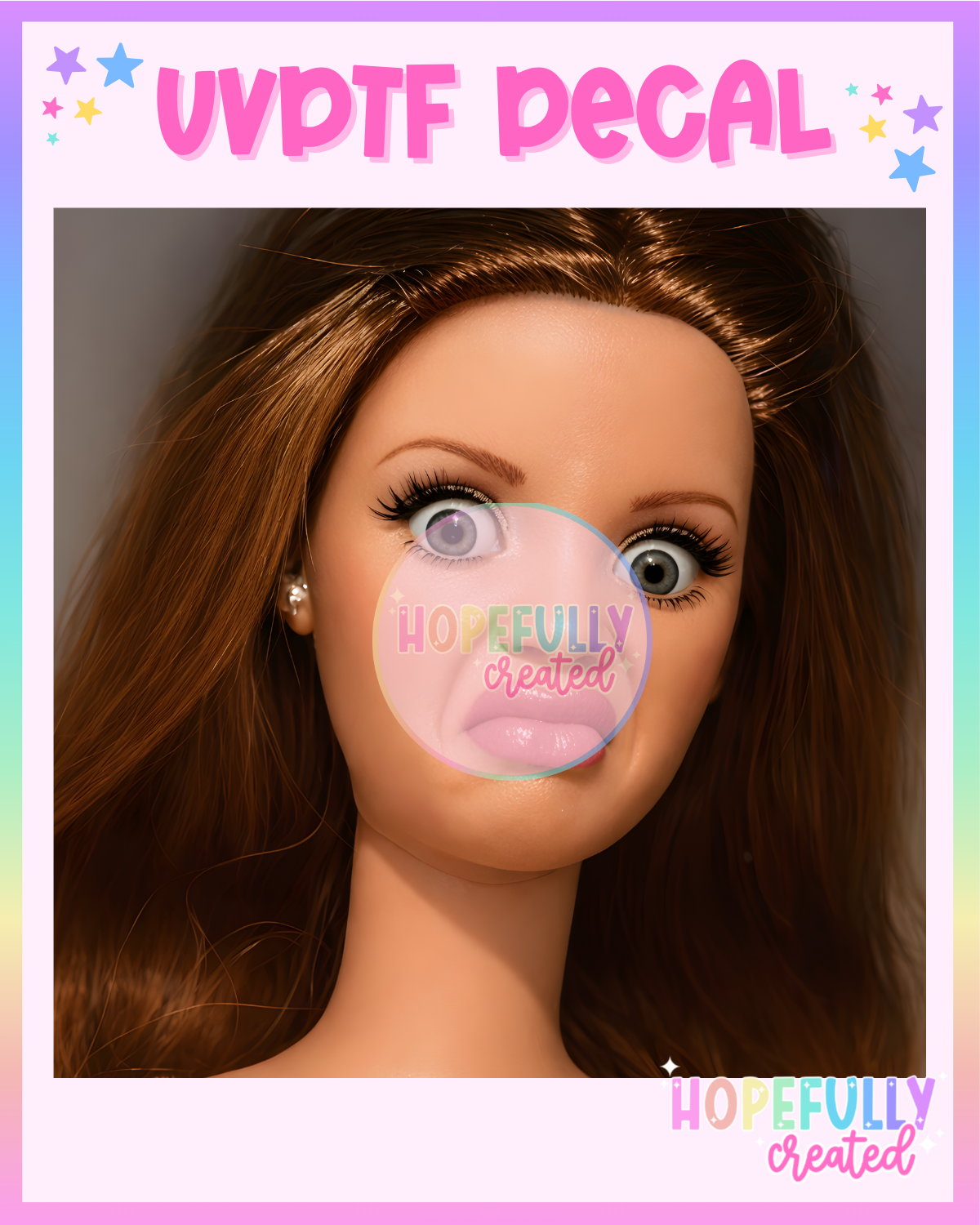 Ew Doll UVDTF Decal