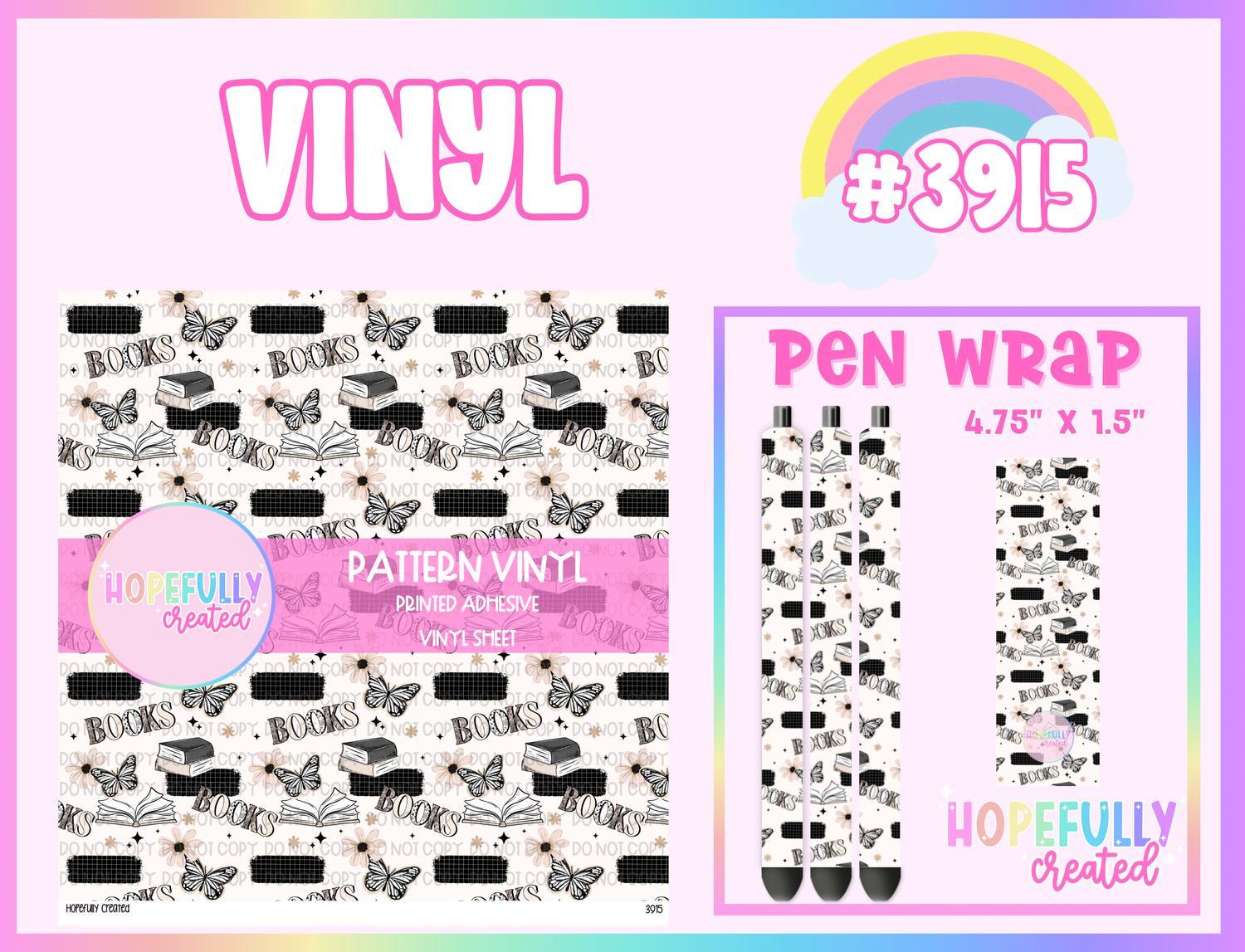 Books Vinyl Collection - 3915