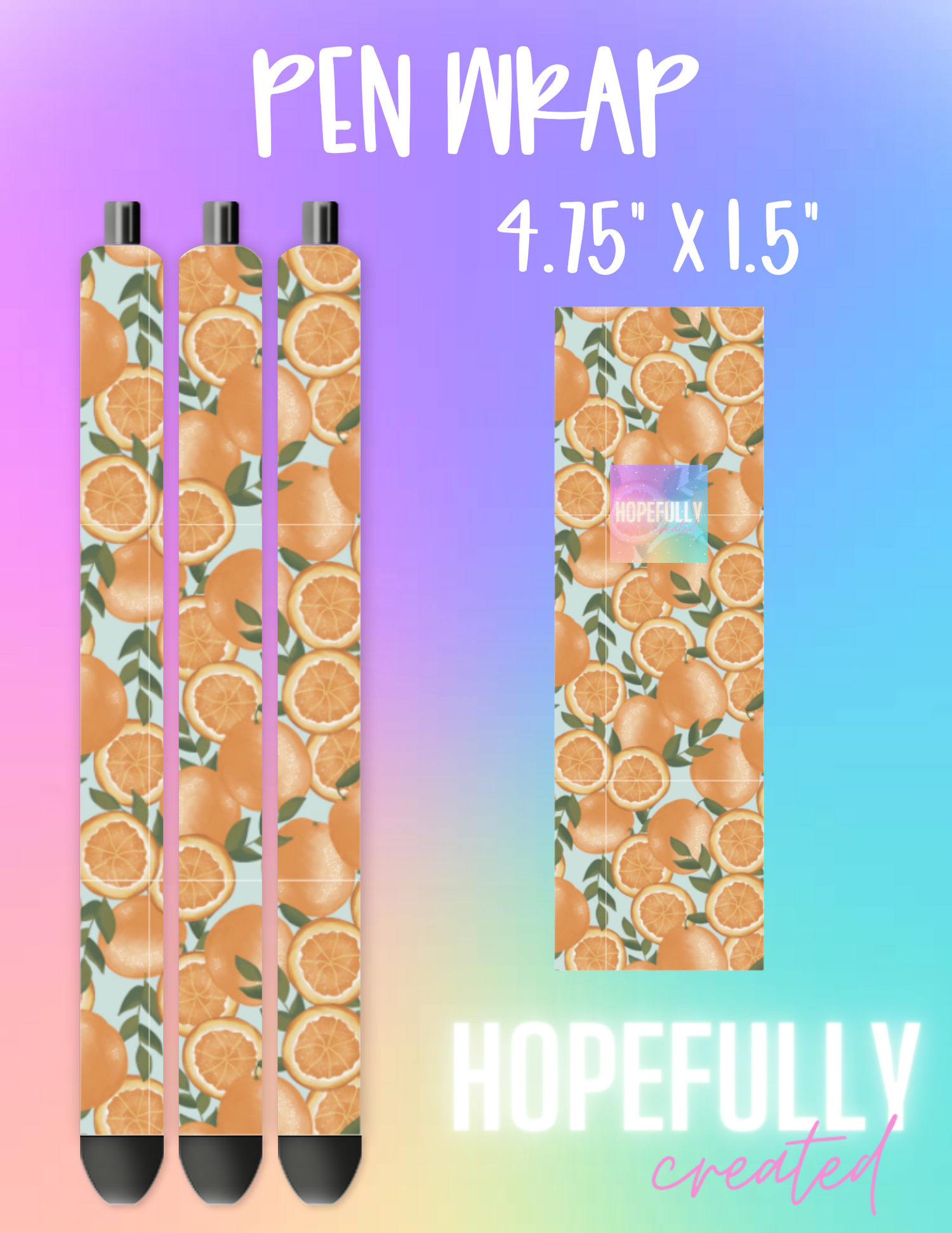Oranges Pen Wrap-1137