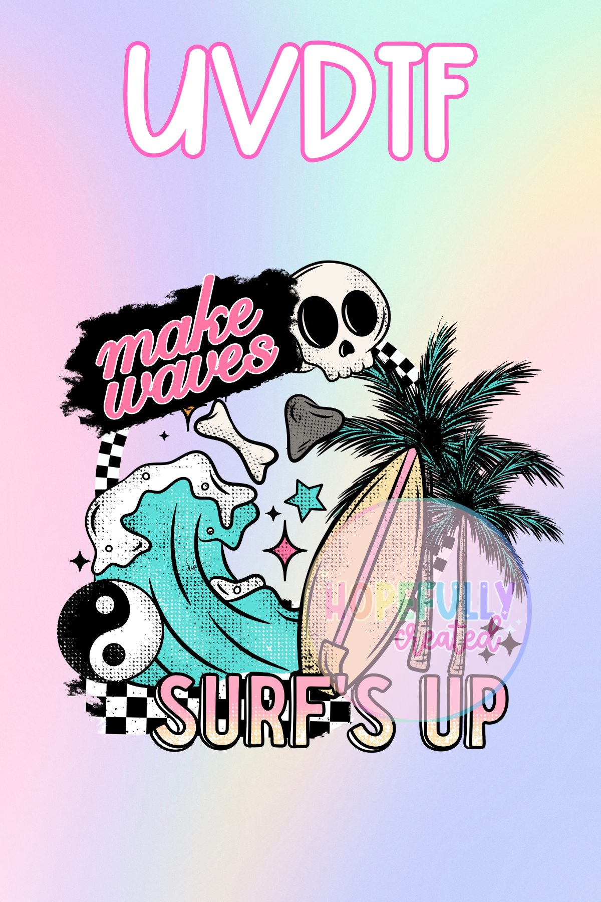 Make Waves UVDTF Decal
