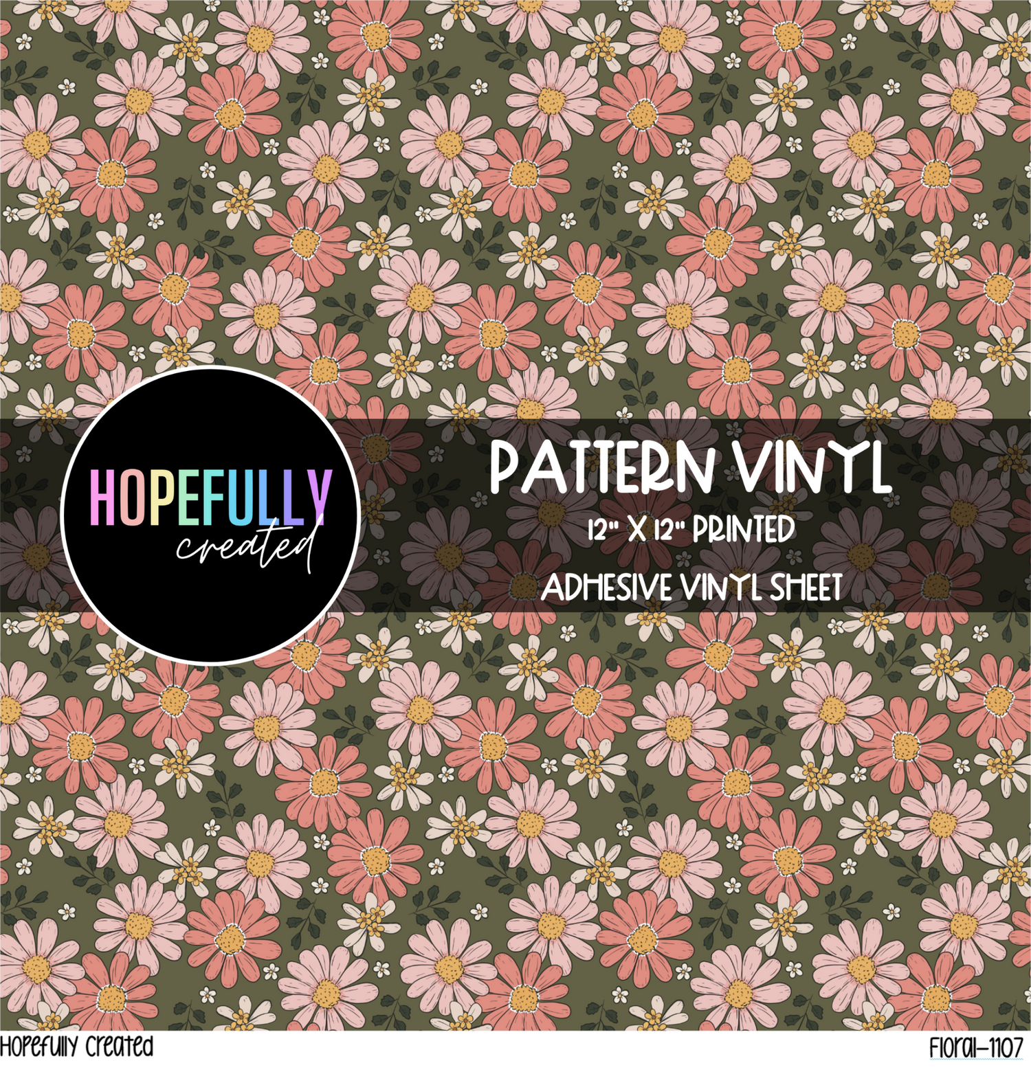 Floral Vinyl Collection- 1107