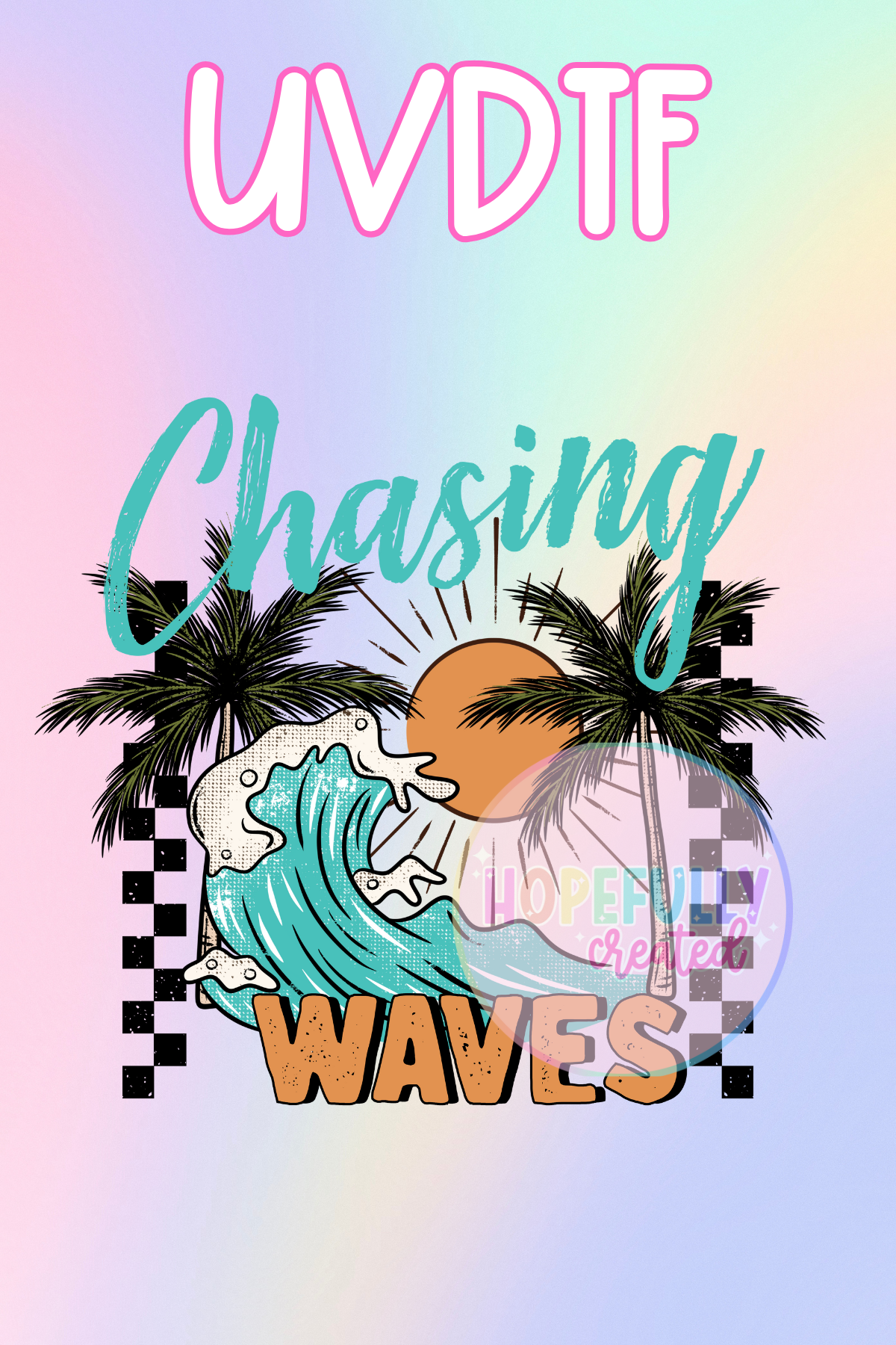 Chasing Waves UVDTF Decal