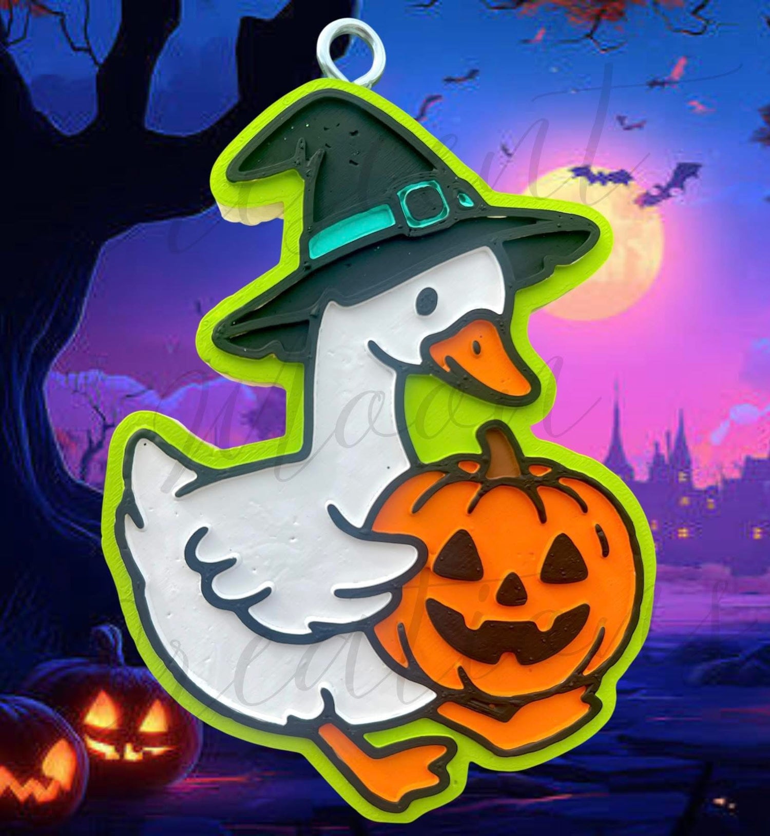 Halloween Goose silicone freshie mold