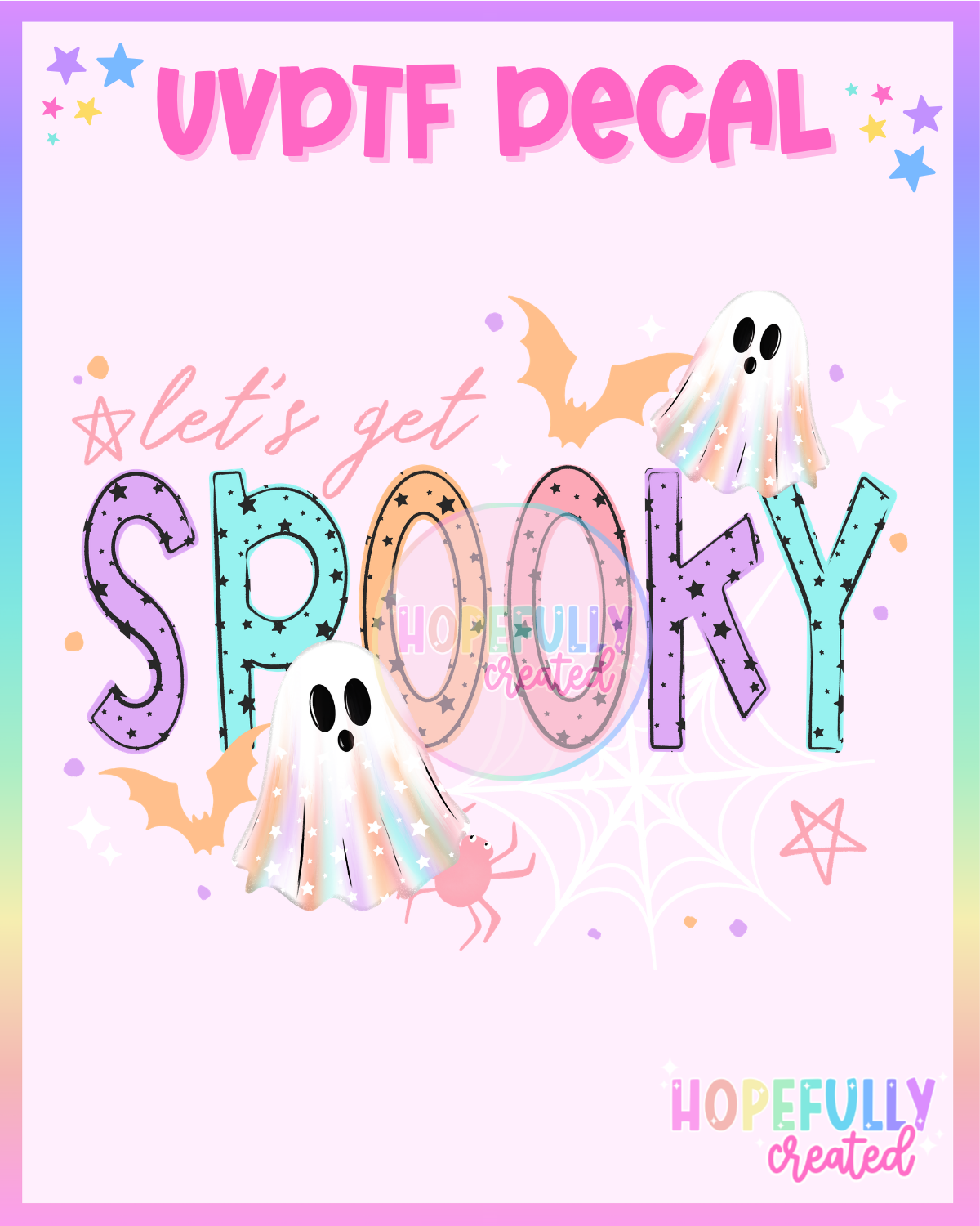 Let's get Spooky UVDTF Decal