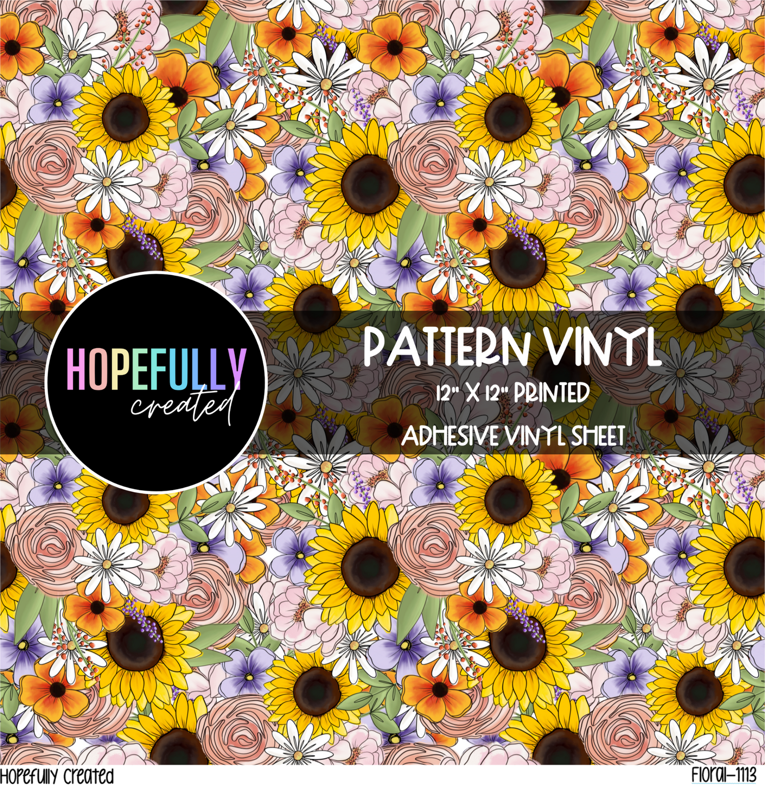 Floral Vinyl Collection- 1113