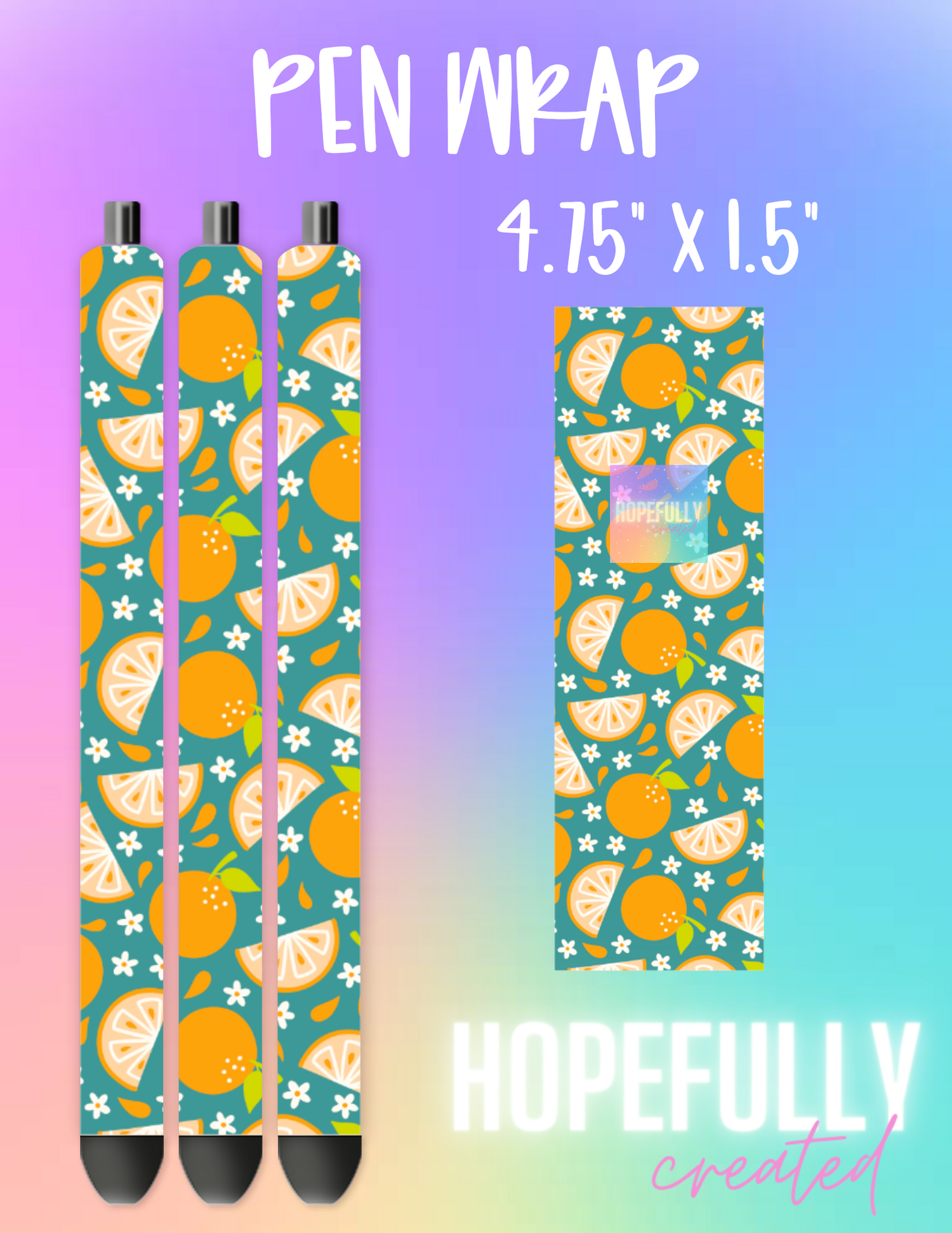 Oranges Pen Wrap-1149