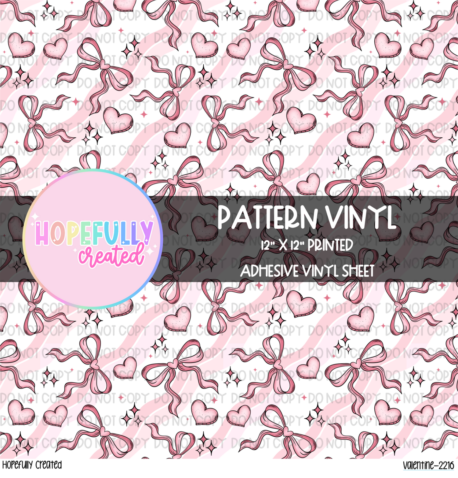 Pink Bows Vinyl Collection-2216